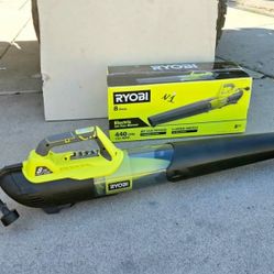 RYOBI corded 8 Amp Leaf Blower 440CFM