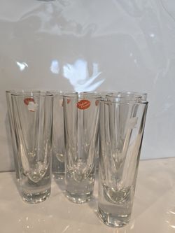 Italian Brunch Glasses Set Of 8 Made In Italy
