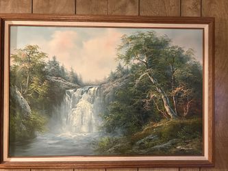 Mid Century R Danford Original Oil Painting