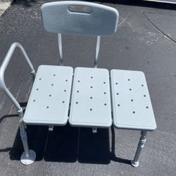 Bathroom and tub bench