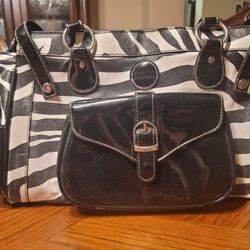 Mimi : Memories In Motion Inc Zebra Print Camera Purse