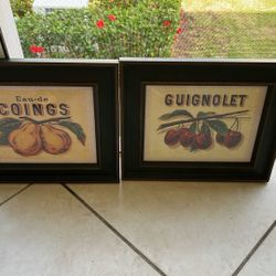 2 Small Frame Paintings Prints