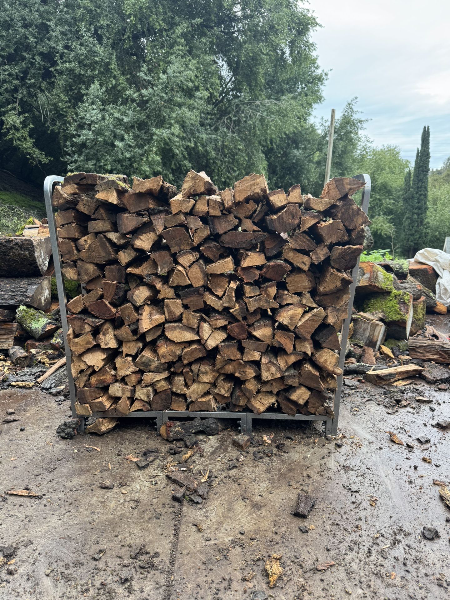 Fireplace Wood With Rack