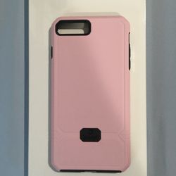iPhone 8 7 Plus Case Hybrid Modern Slim Grip Textured Rugged Design Soft Pink