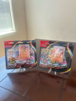 2 Pokémon TCG Mega Evolutions 3 pack blisters