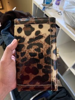 Leopard print females wallet