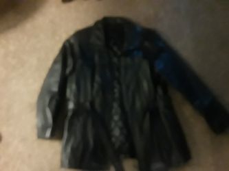New leather jacket