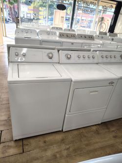 Whirlpool  top load washer  gas dryer heavy duty súper capacity In Excellent Working Condition