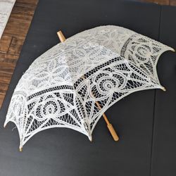 Lace Parasol Wedding Photo Prop