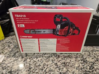 Troy-Bilt TB4218 18" 42cc Gas Chainsaw