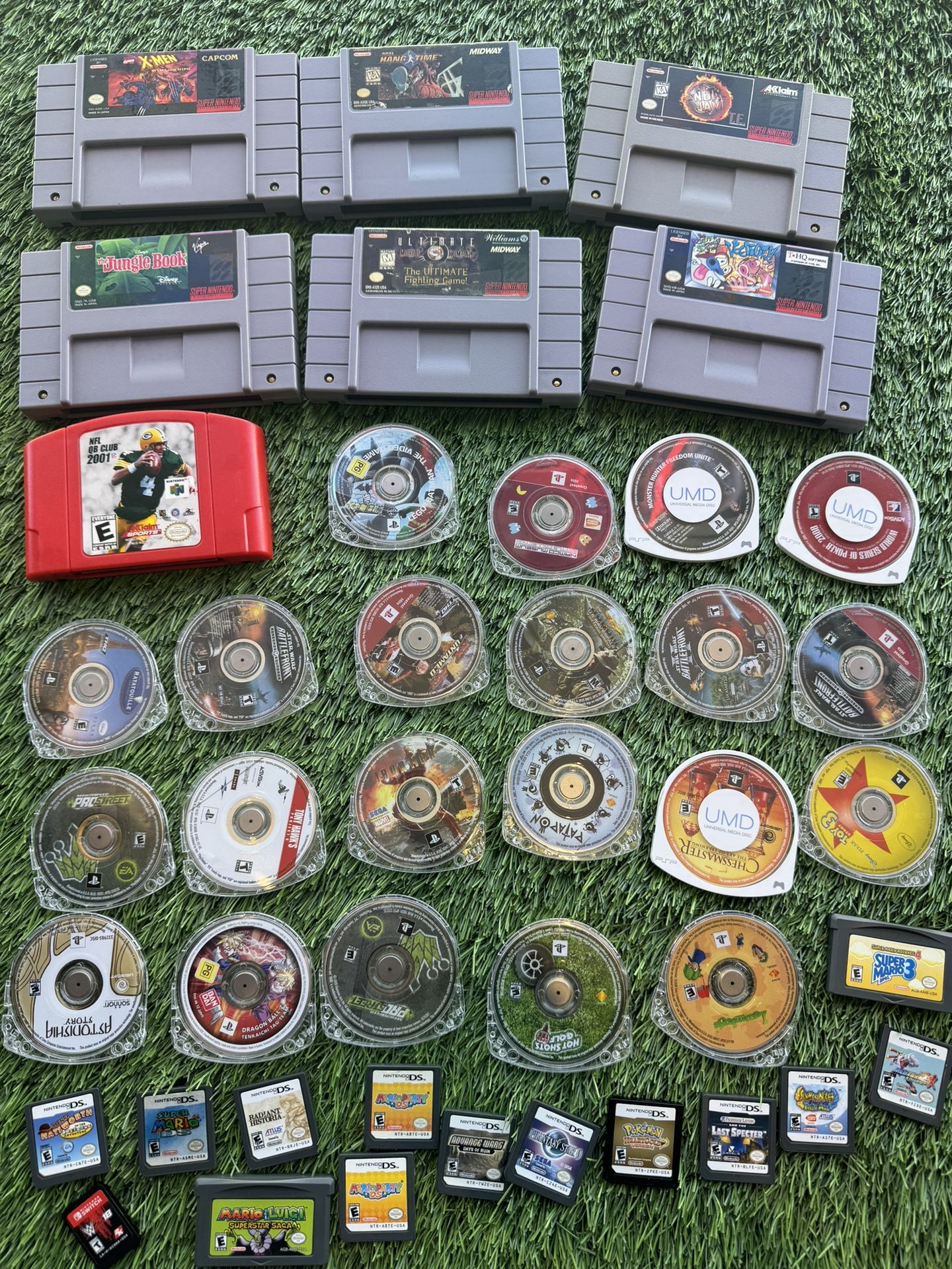 Super Nintendo, PSP, Nintendo 64, Gameboy Advance, Nintendo DS, Pokemon, Super Mario, Toy Story, Starfox, Video Games, Retro