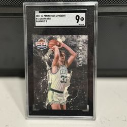 Larry Bird 2011-12 Panini Past & Present Raining 3's Celtics 15
