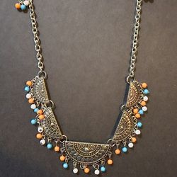 Boho Necklace Earring Set