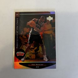 Tim Duncan Foil Refractor Card