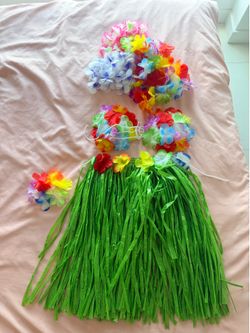 Girls Luau Costume - size small