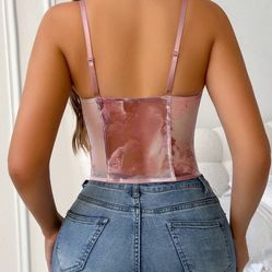 Button Up Corset Top