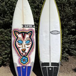 5’10 “ SUPER “ 6’0 “CORDELL “ Surfboards-wetsuits 