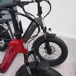 2 For $1400 - SISIGAD Red And Black 20” EBikes
