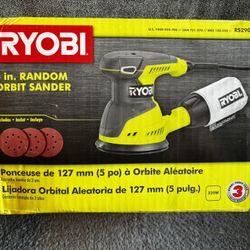 Electric Ryobi Orbital Sander New
