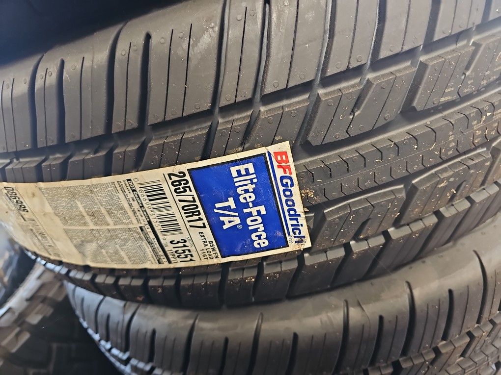 New Set Of Tires 265 70 17 Bfg Ht 
