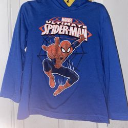 Blue Spider-Man Shirt For Boys 