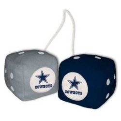 Dallas Cowboys Fuzzy Dice