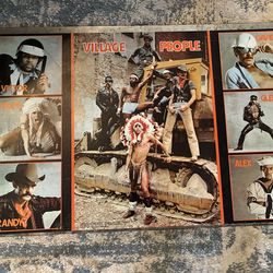 The Village People metal printed printers sheet