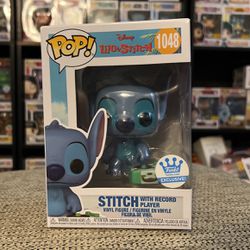 Disney Stitch With Record Player Funko Pop
