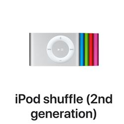 iPod Shuffle 2nd Gen With charger 
