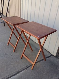 TWO LITTLE TABLES. $ 5.00 each.