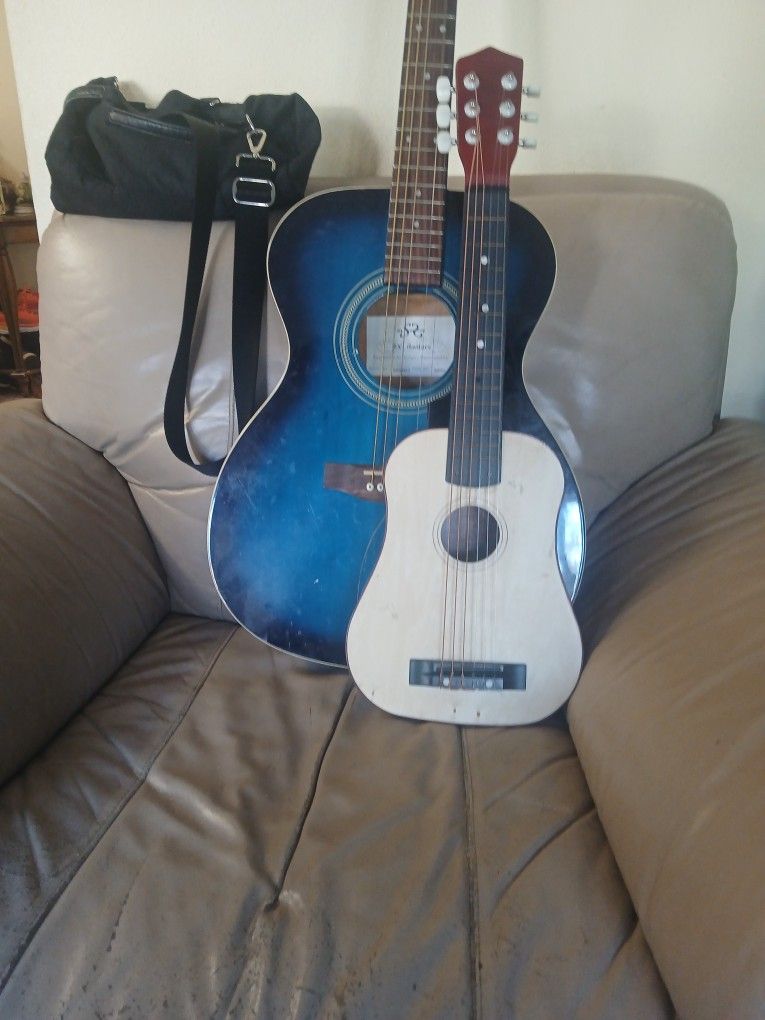 BLUE SX Guitar Plus Additional No Brand Small Guitar
