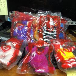 McDonald 2004 TY 8 Teenie Babies 1-1