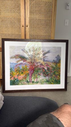 Wall art - Palm Tree at Bordighera, Monet -. 40”x32”