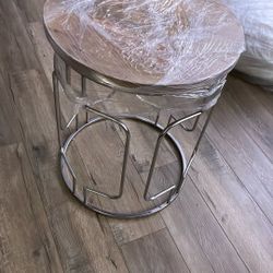 Wooden  And Golden Frame Coffee Table Or Livingroom Coffee Table 