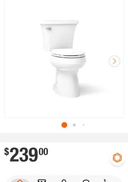 Highline Arc 10 in. Rough In 2-Piece 1.28 GFP Single Flush Elongated Chair Height Toilet in White with Soft Close Seat
New open box item
100