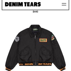 Denim Tears- 'Trans-Atlantic Flight Jacket' Black