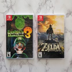Nintendo Switch Games BRAND NEW Luigi Zelda  READ DESCRIPTION