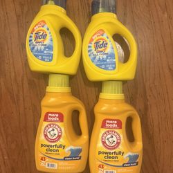 Tide/Arm & Hammer Detergents Bundle