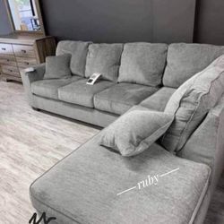 By Ashley Brand New 💫 L Shape Light Gray Sectional Couch Altari @ Fastest Delivery 