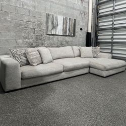 Beige Large Cindy Crawford Sectional 