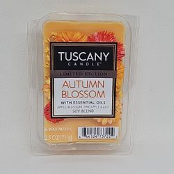 RARE Autumn Blossom with Essential Oils Wax Melts Limited Edition Tuscany Candle