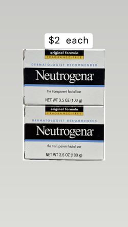 Neutrogena Original Fragrance-Free Gentle Facial Cleansing Bar, 3.5 oz / $2 Each