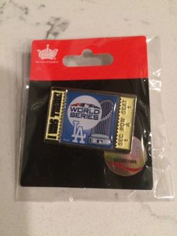 World Series Pin ticket