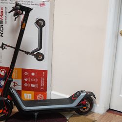 NIU KQI3 Max Foldable Electric Kick Scooter LIKE NEW w/ Box 40 Mile Range 23.6 MPH 450W Space Gray