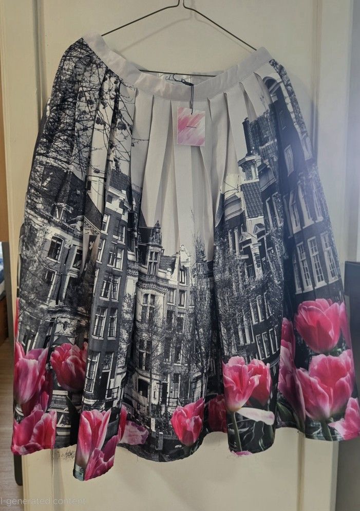 Beautiful Tulip Pleated Skirt (NWT)