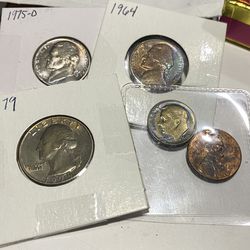 Toned Pocket Change (coins)