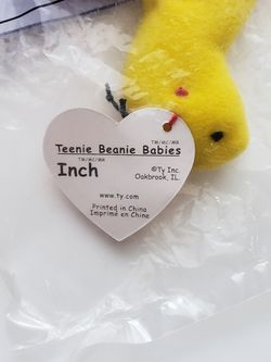 SEALED - TY Beanie Baby - INCH - 1993 - ERROR