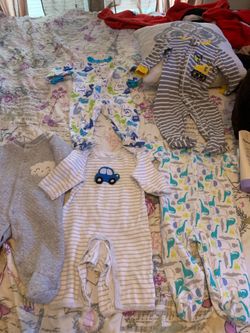 5 mamelucos size 6 meses