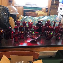 Red Glass Collection 