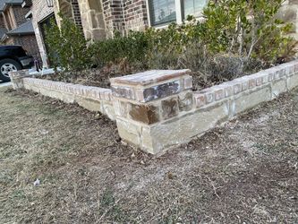 STONE WORK/FLOWER BEDS